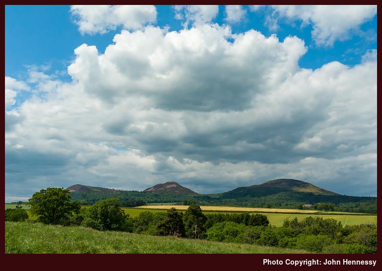 Eildon Hills, Melrose, Borders, Scotland