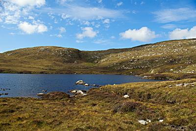 Click to enlarge: Loch Àirigh na hAchlais, Lochskipport, South Uist, Western Isles, Scotland