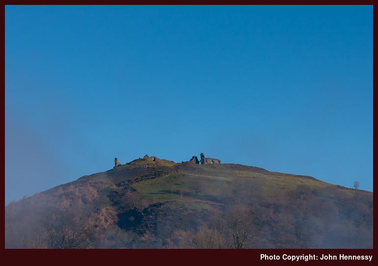 Castell Dinas Brân, Llangollen, Denbighshire, Wales