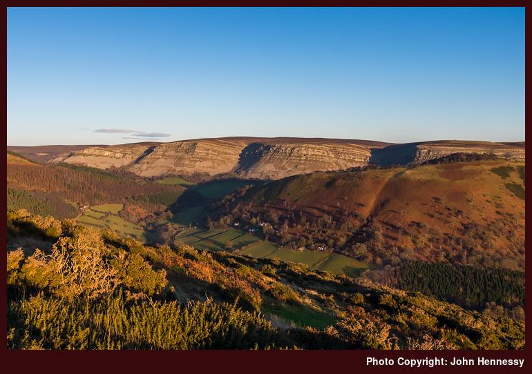 Eglwyseg Mountain & Ffron Fawr, Llangollen, Denbighshire, Wales