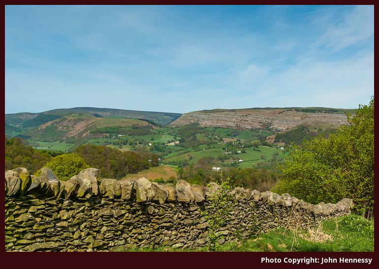 Fron Fawr & Creigiau Eglwyseg from Allt y Badi, Llangollen, Denbighshire, Wales