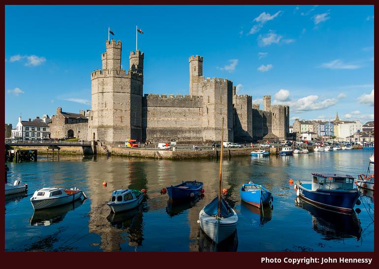 Caernarfon Castle, Gwynedd, Wales