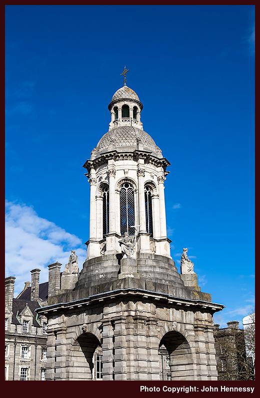Campanile, Parliament Square, Trinity College, Dublin, Éire