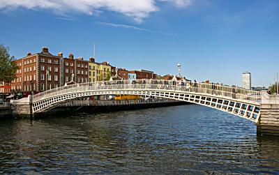Ha'penny Bridge, Dublin, Éire