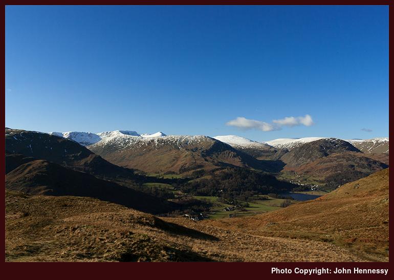 Looking towards Helvellyn from Place Fell, Patterdale, Cumbria, England
