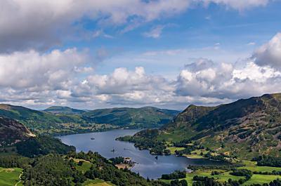 Click to enlarge: Ullswater from Thornow End, Patterdale, Cumbria, England
