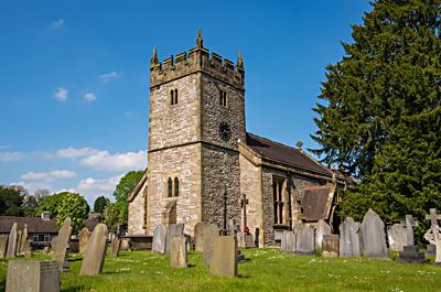 Click to enlarge: Holy Trinity Church, Ashford-in-the-Water, Derbyshire, England