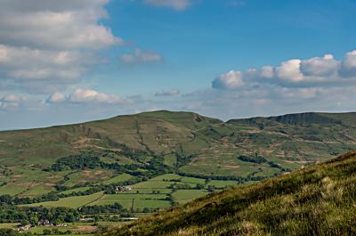 Mam Tor as seen from Grindslow Knoll, Edale, Derbyshire