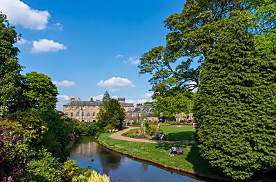 River Wye, Pavilion Gardens, Buxton, Derbyshire, England