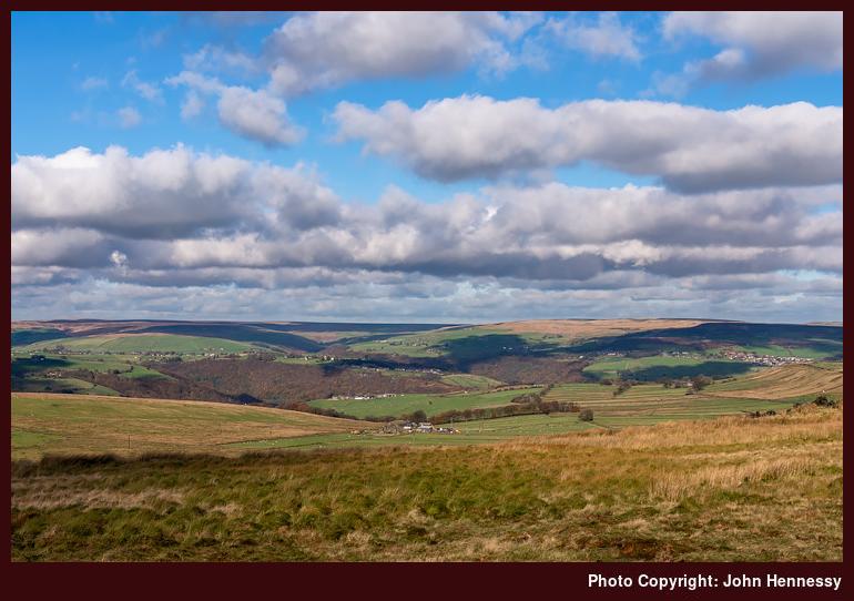 Looking towards Heptonstall Moor,<br /> West Yorkshire, England