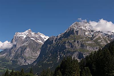 Wetterhorn & Mättenberg, Grindelwald, Bernese Oberland, Switzerland