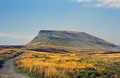 Pen-y-Ghent from Silverdale, North Yorkshire, England