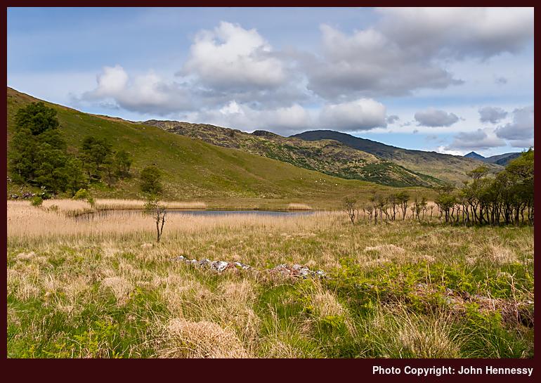 Northward View over Dubh Lochan, Inverarnan, Argyll and Bute, Scotland