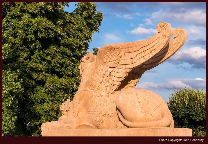 Winged Creature from Monument Brunswick, Geneva Switzerland