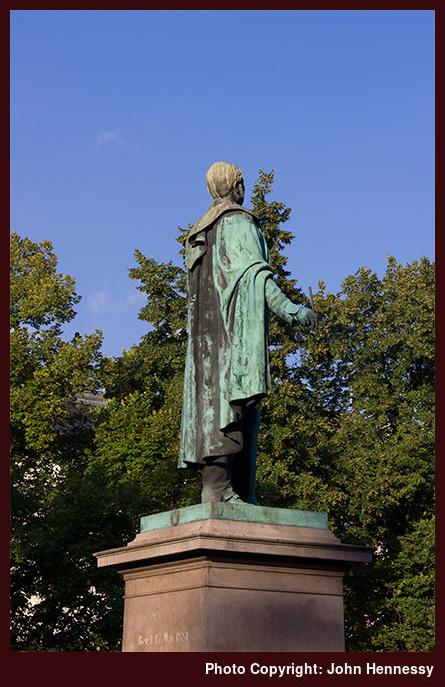 Statue of Henirk Vergeland, Karl Johans Gate, Oslo, Norway Hallgrímskirkja, Reykjavik, Iceland