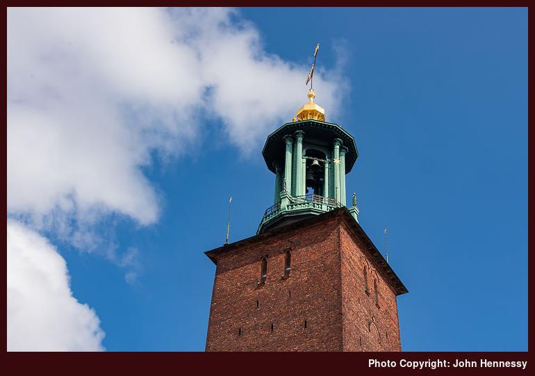 Tower of Town Hall, Stockholm, Sweden