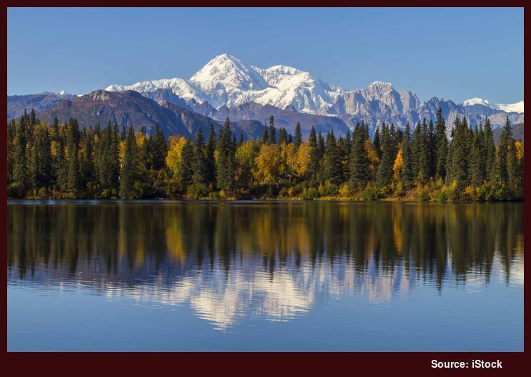 Denali from ByersLake, Alaska, U.S.A. Denali from ByersLake, Alaska, U.S.A.