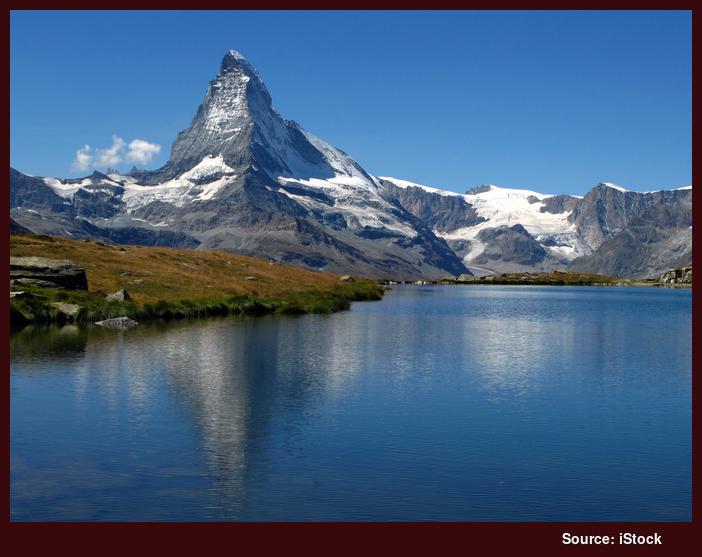 Matterhorn &amp; Stellisee, Zermatt, Valais, Switzerland
