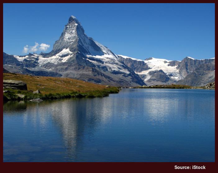 Matterhorn & Stellisee, Zermatt, Valais, Switzerland Matterhorn & Stellisee, Zermatt, Valais, Switzerland