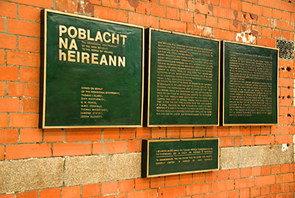 Proclamation of the Irish Republic, Connolly Station, Dublin, Éire